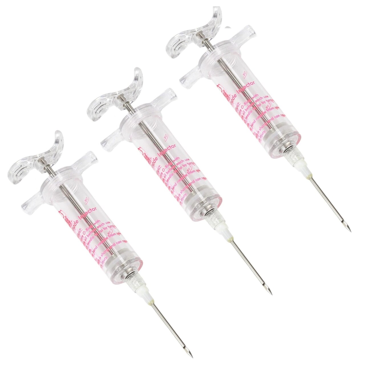 Chef Craft 1oz Heavy Duty Marinade Injector, Meat Flavor Syringe with Stainless Steel Needle